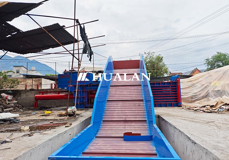 China PET Plastic bottle press machine film baler baling machine China HuaLan