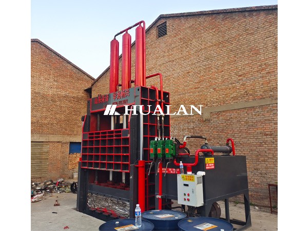 Used Cloth textile compressor baler China Hualan