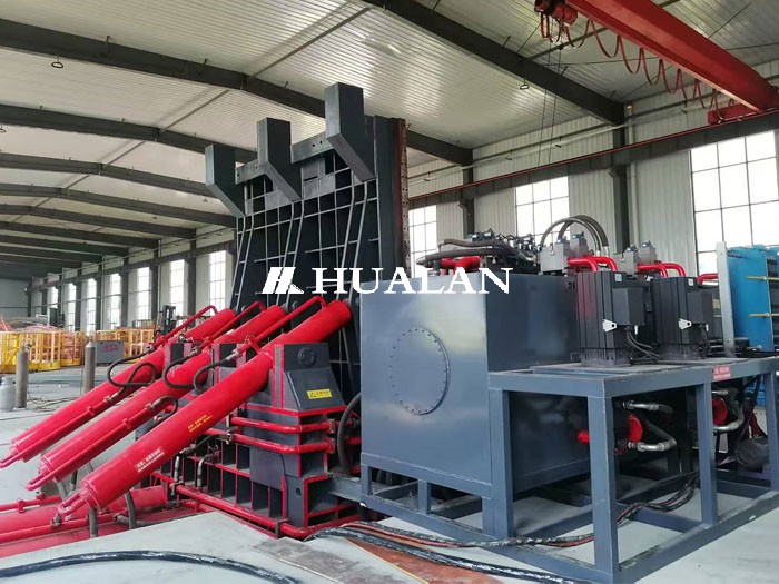 Scrap Aluminium Baler AL Plate baling Compressor China