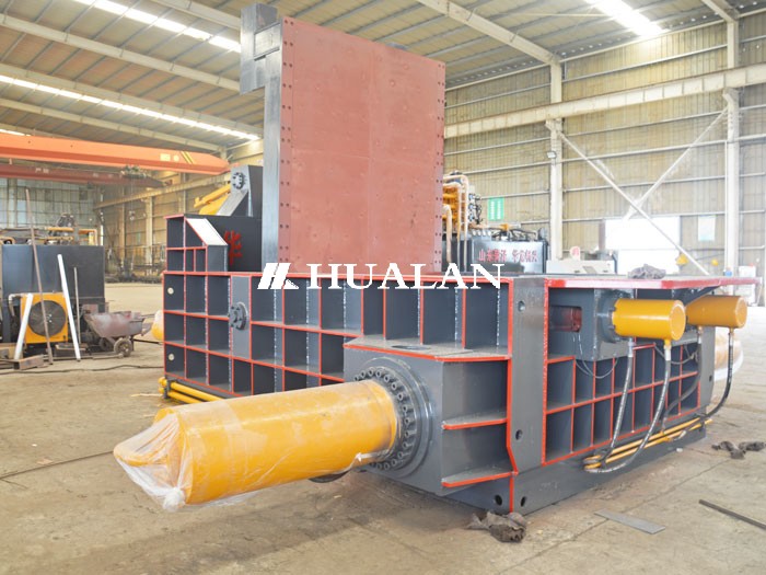 China Scrap copper chips compressor baler baling machine China Hualan