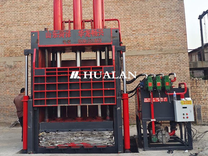 Scrap Aluminium Baler Foil baling machine China