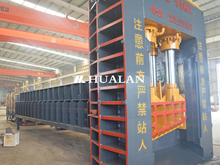 Heavy duty scrap channel steel shearing shear China