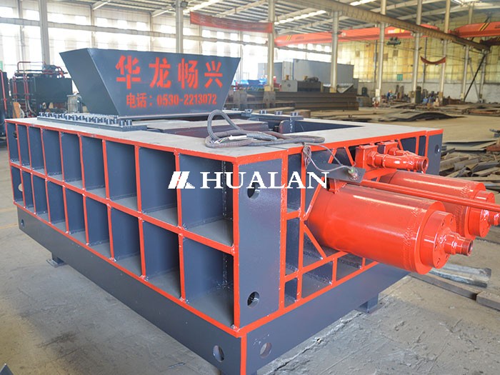 Gas tank cylinder shredder baler LPG crusher shear China
