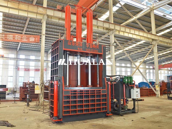 Cardboard baler Carton box baling press machine China