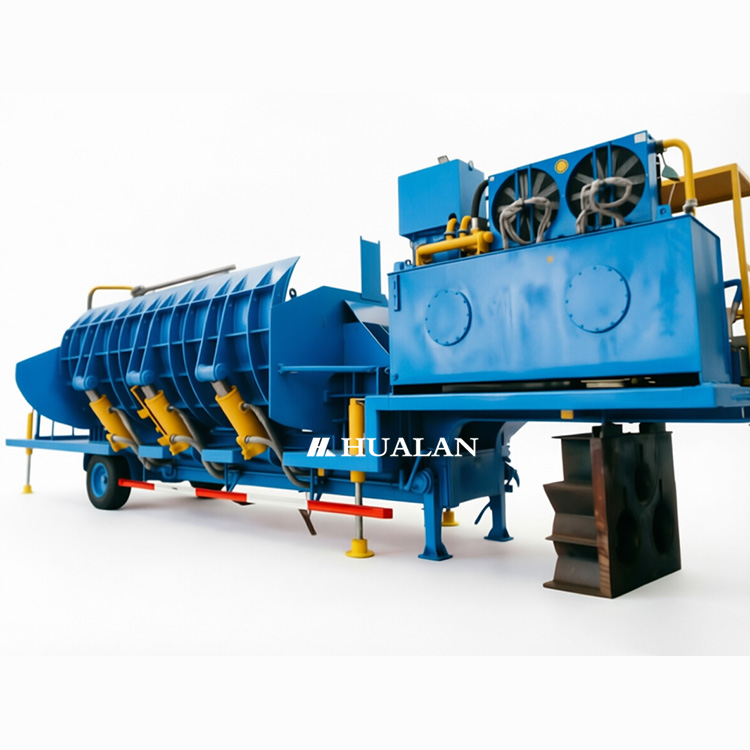 Scrap logger portable baler China metal logging machine