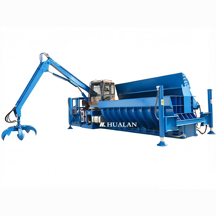 Scrap logger portable baler China metal logging machine